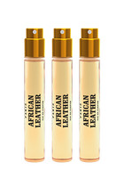 African Leather Eau de Parfum Travel Sprays, Set of 3